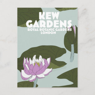 Kew Gardens London reisposter Briefkaart