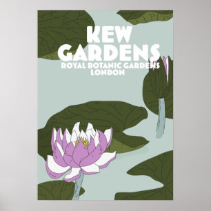 Kew Gardens London reisposter Poster
