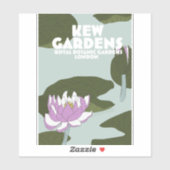 Kew Gardens London reisposter Sticker (Vel)