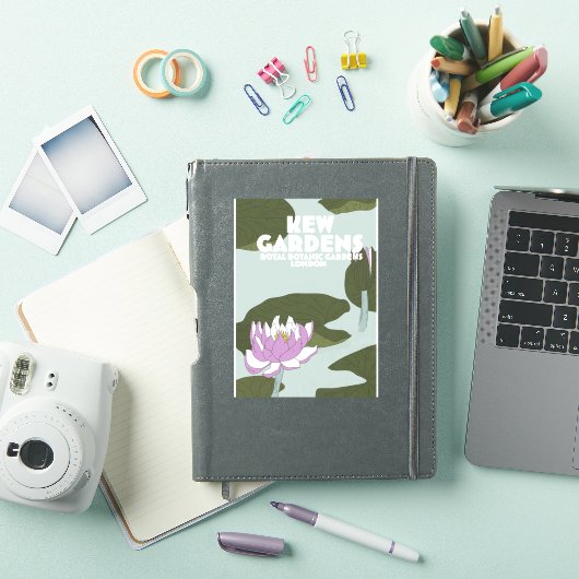 Kew Gardens London reisposter Sticker (iPad Cover)