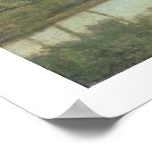 Kew Gardens: The Pagoda and Bridge, 1762 (olie op  Poster (Hoek)