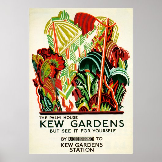 Kew Gardens - Verenigd Koninkrijk Poster (Voorkant)