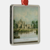 Kew Palace, gezien vanuit Brentford, gegraveerd do Metalen Ornament (Rechts)