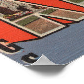 Kewanee, Illinois - Large Letter Scenes 2 Poster (Hoek)