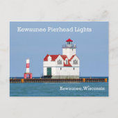 Kewaunee Pierhead Post Card Briefkaart (Voorkant)