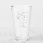 Keweenaw Peninsula vuurtoren Glas (Achterkant)