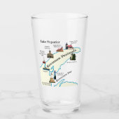 Keweenaw Peninsula vuurtoren Glas (Voorkant)