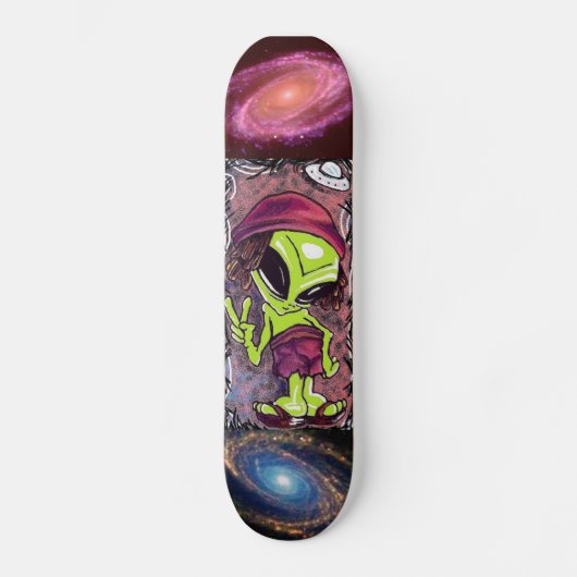 Kewl Alien Skateboard (Voorkant)