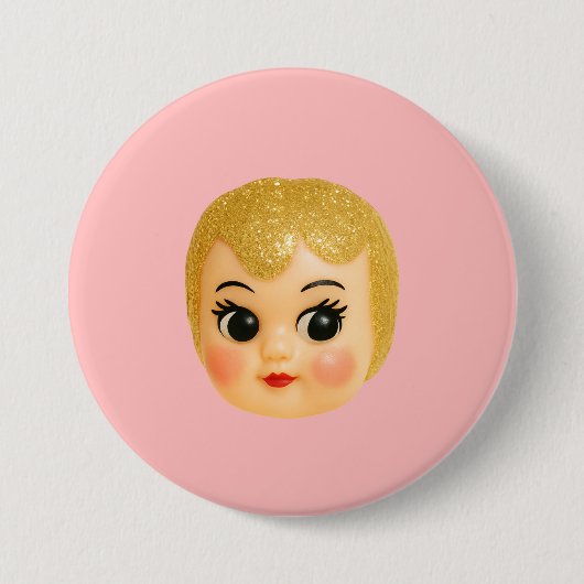 Kewpie Doll Fan Badge Ronde Button 7,6 Cm (Voorkant)