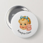 Kewpie Fan Pop Badge Ronde Button 7,6 Cm (Voorkant /achterkant)