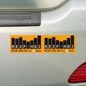 KEXP-HD2-Bumpersticker Bumpersticker (Op auto)