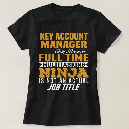 Key Account Manager T-shirt (Design voorkant)