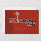 Key and Heart, Housewarming Party Kaart (Voorkant)