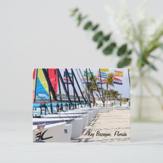 Key Biscayne, Florida Briefkaart (Staand voorkant)