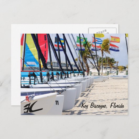 Key Biscayne, Florida Briefkaart (Voorkant / Achterkant)