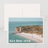  Key Biscayne Florida Cape Lighthouse Photo Briefkaart (Voorkant / Achterkant)