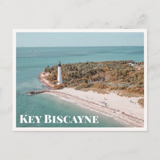  Key Biscayne Florida Cape Lighthouse Photo Briefkaart (Voorkant)