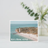 Key Biscayne Florida Cape Lighthouse Photo Briefkaart (Staand voorkant)