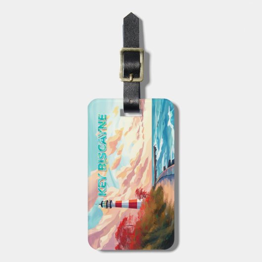 Key Biscayne, Florida Keys Bagagelabel (Voorkant verticaal)