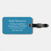 Key Biscayne, Florida Keys Bagagelabel (Achterkant horizontaal)