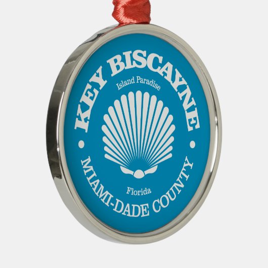 Key Biscayne (zeeschelp) Metalen Ornament (Rechts)