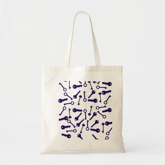 Key Blue Pattern-product Tote Bag (Voorkant)
