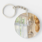  Key Chain Acrylic Curtain in the Wind Sleutelhanger (Voorkant)
