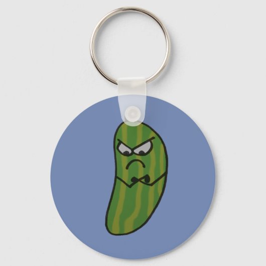 Key chain Crabby Cucumber Sleutelhanger (Voorkant)