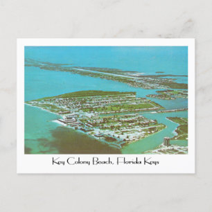 Key Colony Beach, Florida, in de jaren zeventig Briefkaart