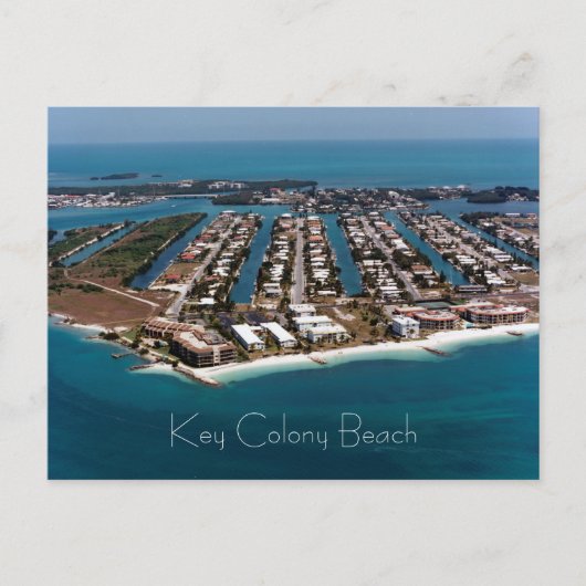 Key Colony Beach, Marathon, Florida Briefkaart (Voorkant)