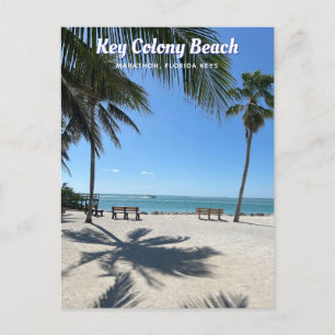 Key Colony Beach Marathon Florida Keys Briefkaart