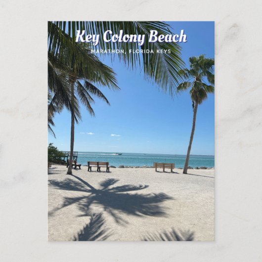 Key Colony Beach Marathon Florida Keys Briefkaart (Voorkant)