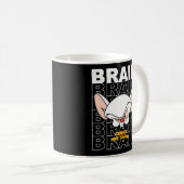 Key en de hersentekst stapelen groot gezicht koffiemok (Voorkant rechts)