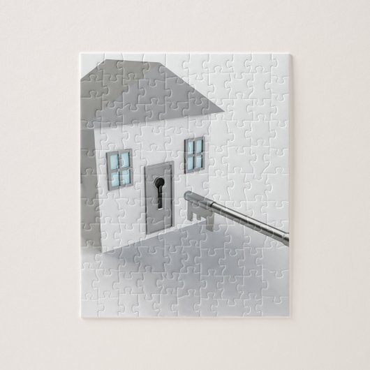 Key Home, Real Estate Agent, Verkopen Legpuzzel (Verticaal)