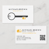 Key House Realtor architect qr code Visitekaartje (Voorkant / Achterkant)