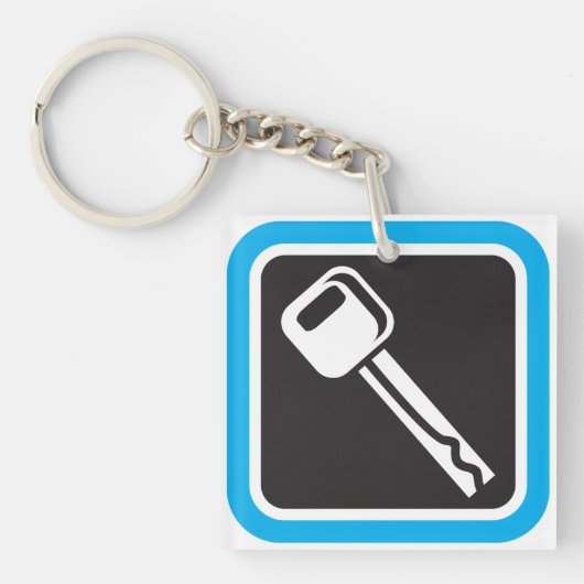 Key Icon Security-Sleutelhanger Sleutelhanger (Voorkant)