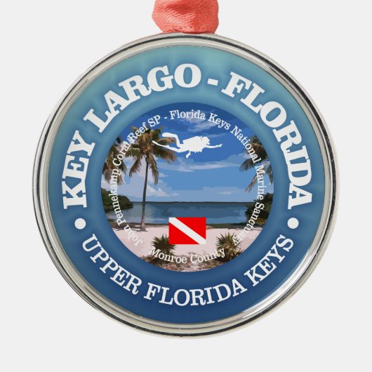 Key Largo (C) Metalen Ornament (Voorkant)