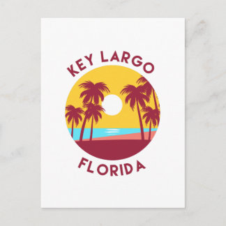 Key Largo, Florida Beach Landscape Briefkaart