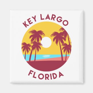 Key Largo, Florida Beach Landscape Magneet
