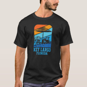 Key Largo Florida Beach Lounging T-shirt