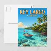 Key Largo Florida Briefkaart (Voorkant / Achterkant)