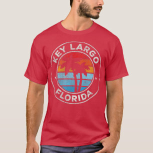 Key Largo Florida FL  Retro 70s T-shirt
