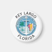 Key Largo - Florida Keys Magneet (Voorkant)