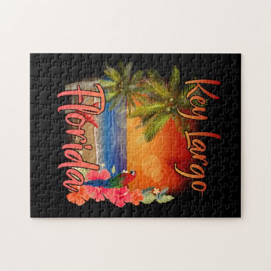 Key Largo Florida Keys Tropical Beach Sunset Legpuzzel (Horizontaal)
