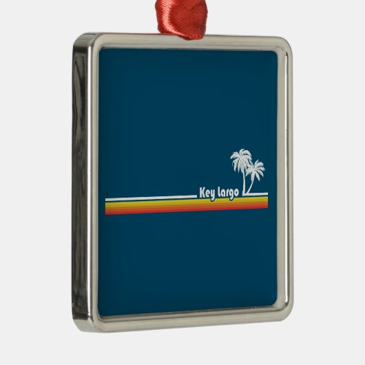 Key Largo Florida Metalen Ornament (Rechts)