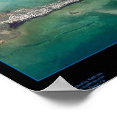Key Largo, Florida Satellite Poster (Hoek)
