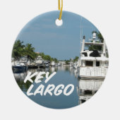 Key Largo Florida scene Keramisch Ornament (Voorkant)