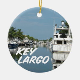 Key Largo Florida scene Keramisch Ornament
