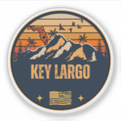Key Largo, Florida Sticker (Voorkant)