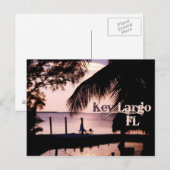 Key Largo Florida Sunset Briefkaart (Voorkant / Achterkant)